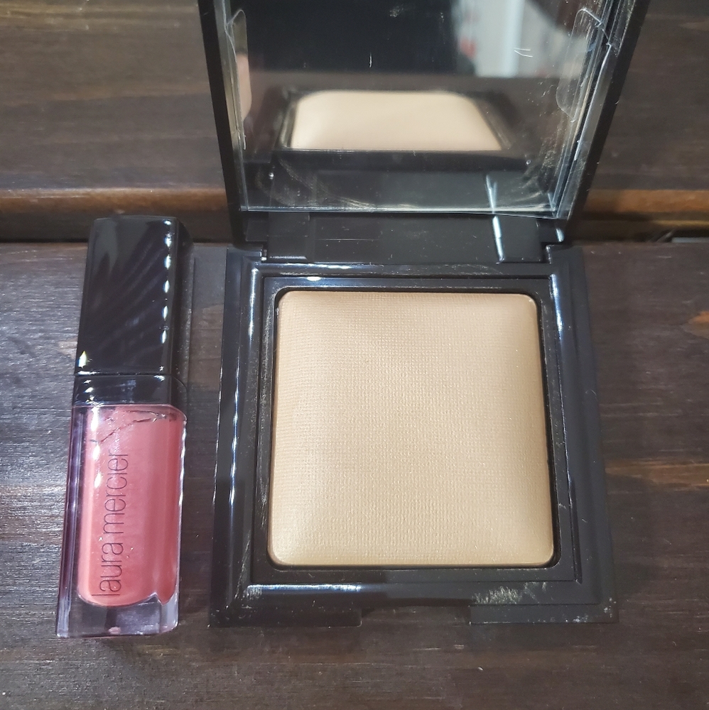 Laura Mercier Candleglow Powder and Lip gloss